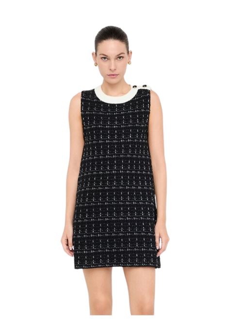 Abito corto in misto lana NERO Liu Jo | MF5057MA25RP9017